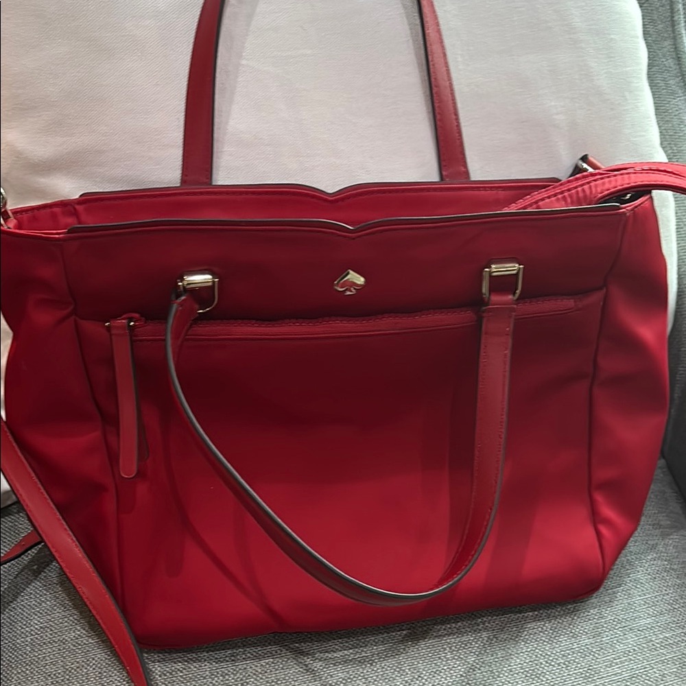 Kate Spade Red Tote Bag